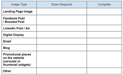 manufacturer marketing creative asset tracker