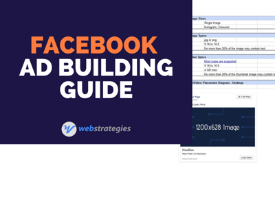 Facebook ad building guide