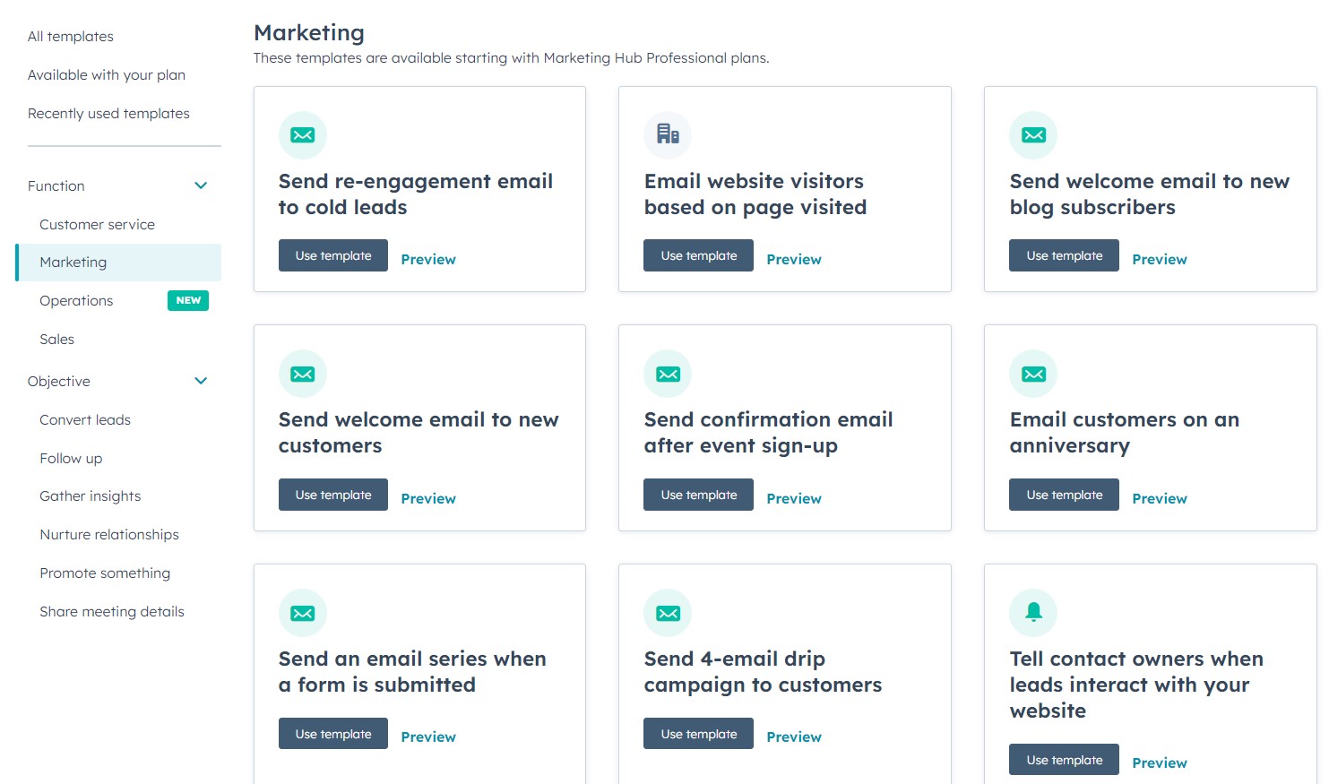 HubSpot workflows for credit unions