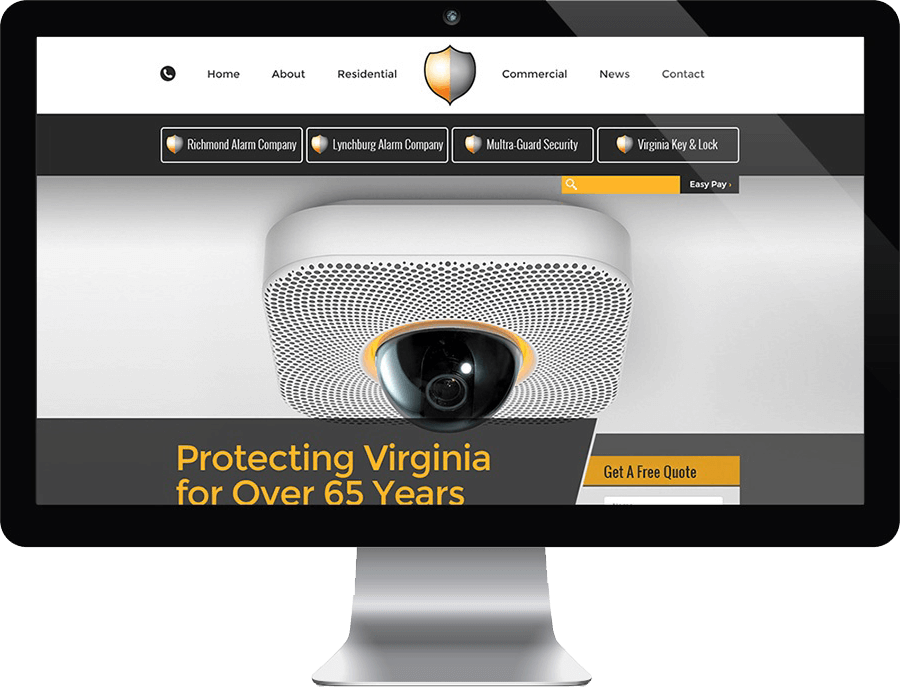 Security Company Web Design